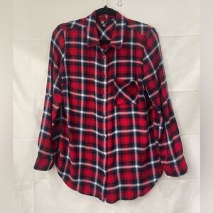 KUT FROM THE KLOTH PLAID SHIRT‎ Women’s Size Medium